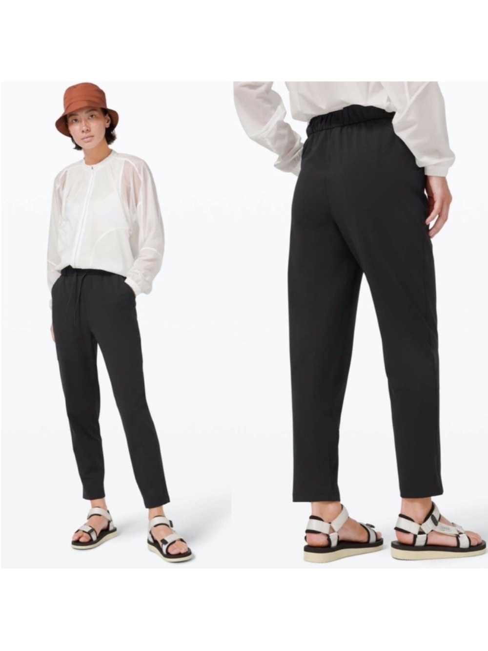 Lululemon Keep Moving Pants 7/8 High Rise Luxtreme Black